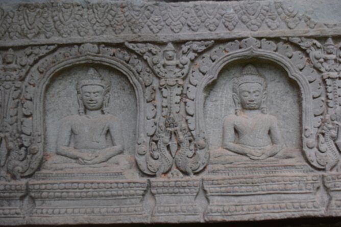 2-D Angkor temple tour with one sunrise in A/C vehicle and guide. - Day 1: Ta Prohm, Pre Rup, Then Banteay Srei and Banteay Samre