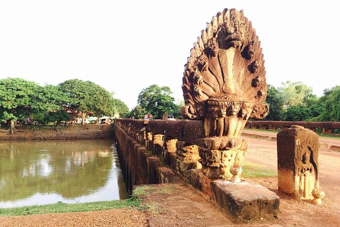 A day Trip Sightseeing Phnom Penh - Siem Reap - Private English Speaking Driver - Dkei / Kampong Kdei Ancient Bridge: stone age meets snake legends
