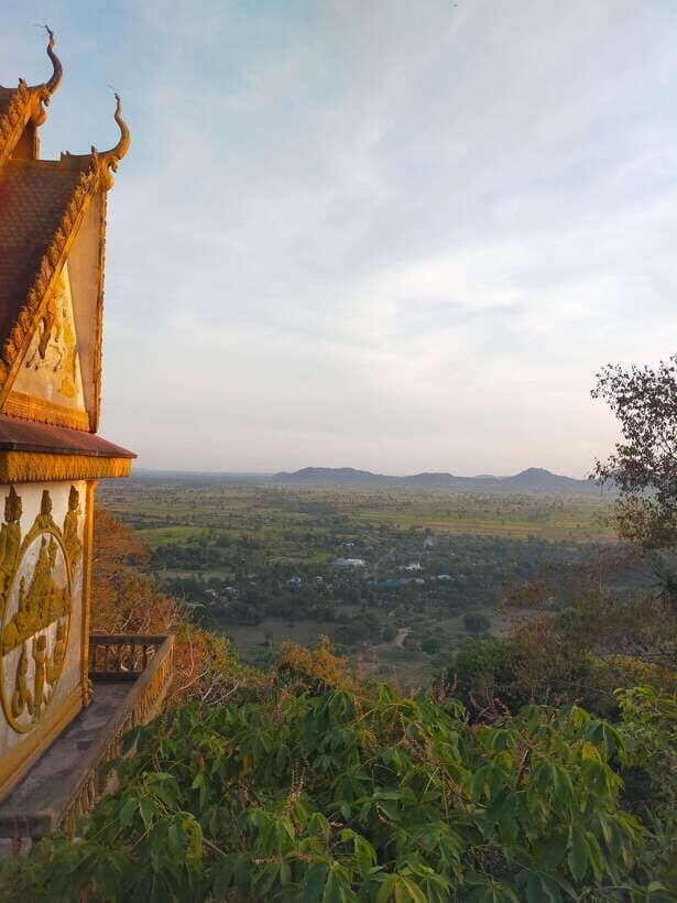 A Day TukTuk Bambootrain, Banan, Killing & Bat Caves, Sunset - Wat Banan and the 358 Steps: Five Towers, Khmer Beliefs, and Lake Lunch Atmosphere