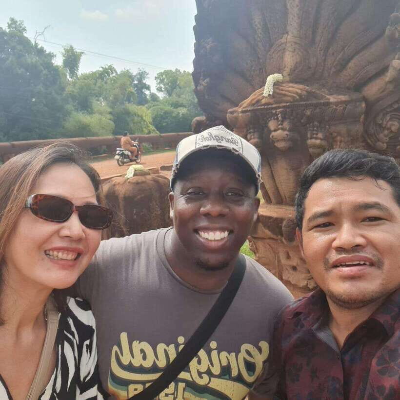 An Unforgettable Road Trip from Phnom Penh to Siem Reap - Kampong Kdei Bridge: stone engineering from the Angkor period