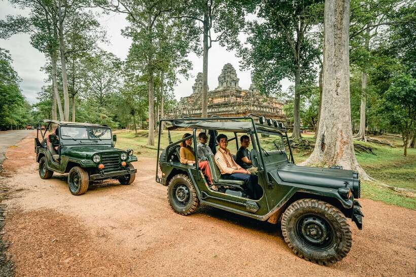 Angkor Wat: Guided Jeep Tour Inclusive lunch at local house - Jeep comfort, safe driving, and what the roads feel like