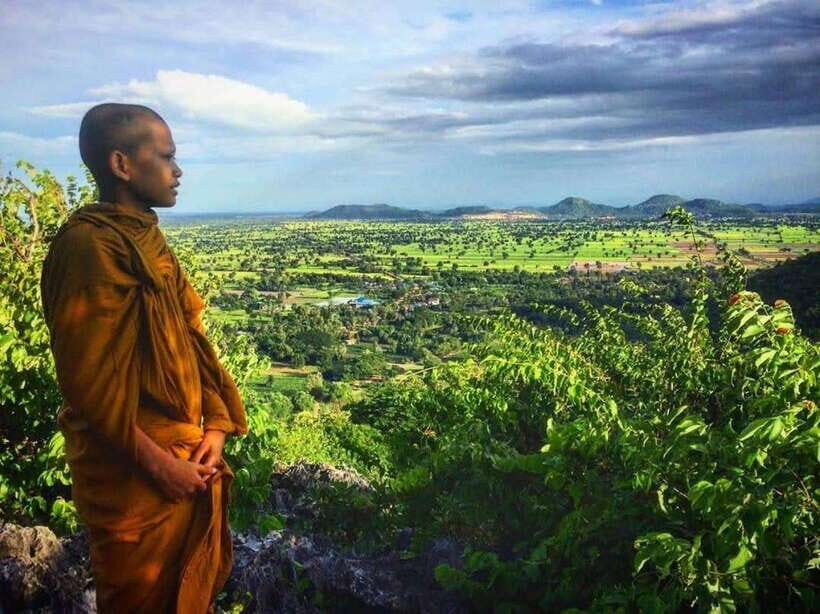 Battambang: Bamboo Train, Bat Cave, Killing Cave by Tuk Tuk - Phnom Sampow Hill: The Viewpoint Build-Up Before the Hard Part