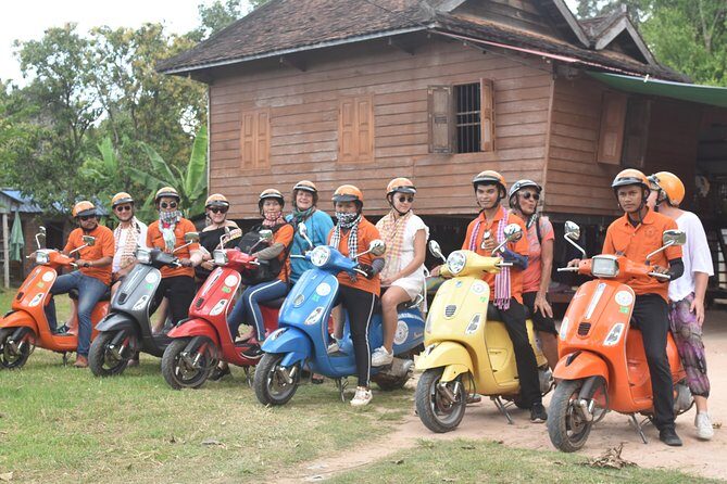 Countryside Morning Life Vespa Tour - From Siem Reap streets into working villages and fields