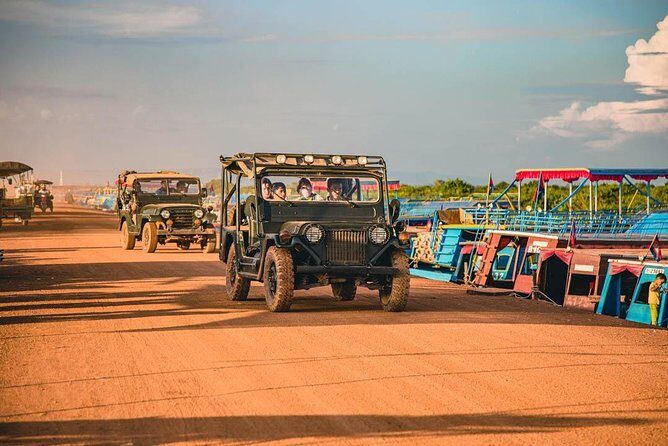 Floating Village Sunset Boat & Jeep Tour - Inclusive Drinks - The open-air jeep drive: comfort basics and why it’s part of the fun