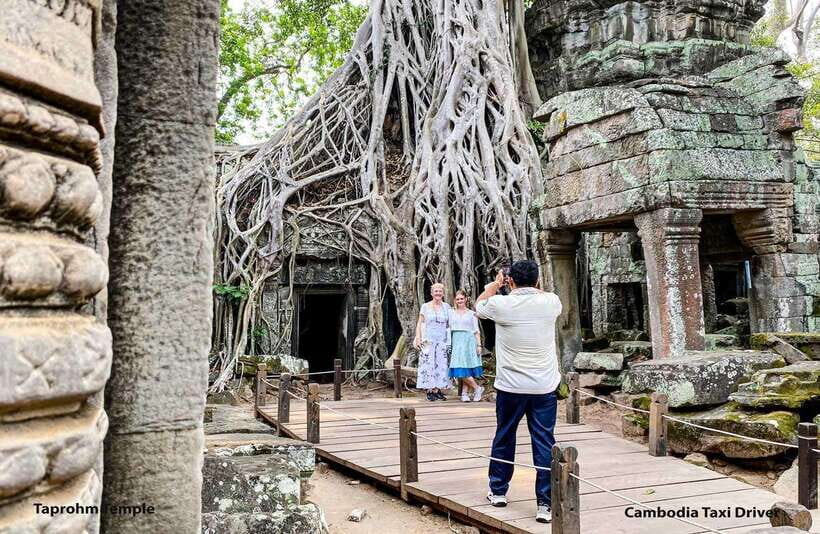 From Phnom Penh: Angkor Wat, Bayon, and Ta Prohm Day Trip - Angkor Archaeological Park outer grounds: a quieter way to end the day