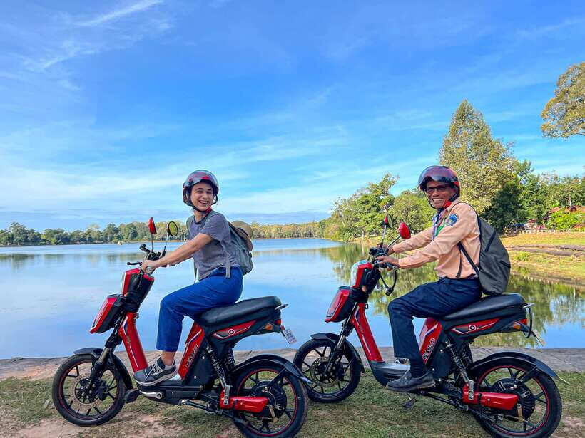 From Siem Reap: Angkor Wat Sunrise and Temples E-Bike Tour - The 4:40 a.m. plan: pickup, darkness, and sunrise timing