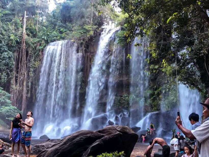 From Siem Reap: Guided Kulen Waterfall Tour - Kulen Waterfall: swimming time, what to pack, and expectations