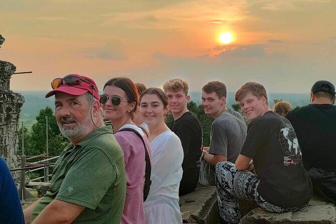 Full Day Archeological Tour in Siem Reap with Sun Set - South Gate of Angkor Thom: a quick photo stop with serious impact