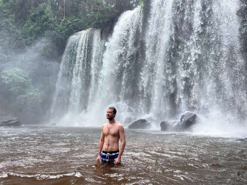 Full Day Kulen Mountain with Picnic & Tonle Sap Sunset Tour - The Waterfall Picnic: Grilled Chicken, Seasonal Fruit, and Real Rest