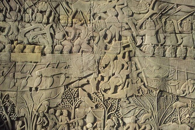One day Angkor temple tour with private driver - Angkor Thom Afternoon Circuit: Bayon, Baphuon, and the Royal Complex