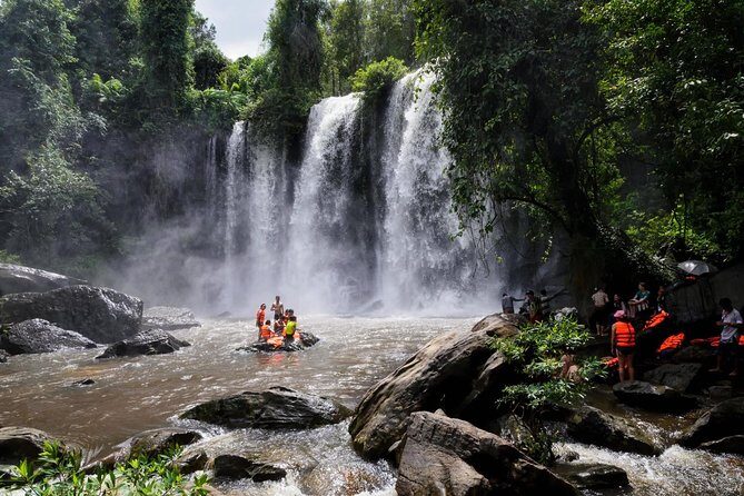 Phnom Kulen Waterfall National Park from Siem Reap - Kulen Waterfall: worth the trek, with slick spots and swim-ready timing
