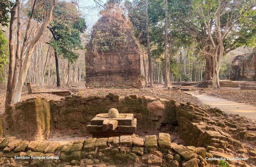 Phnom Penh - Siem Reap Road Transfer Plus Sightseeing - Sambor Prei Kuk Temple Group: 6th–7th Century Stops in the Jungle