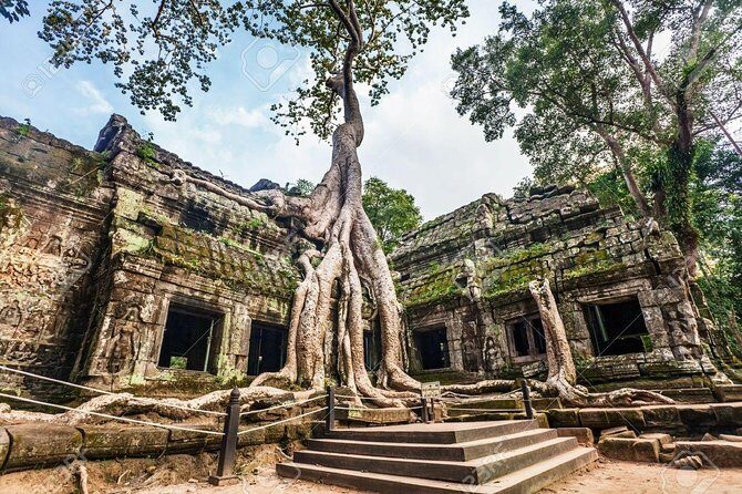 Private one-day tuktuk 'small tour' of the oldest Angkor temples - Banteay Kdei: monk cells, roots, and a quieter kind of wow
