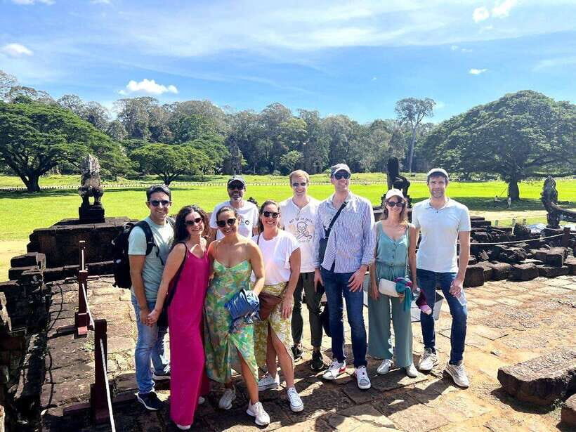 Siem Reap: Angkor Wat: Small-Group Sunrise Tour - Moving into Angkor Thom: Bayon faces and the art of interpretation
