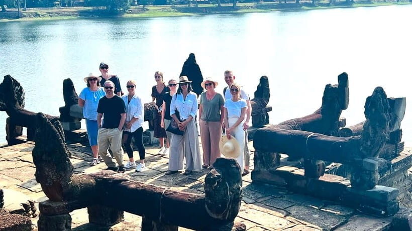 Siem Reap: Angkor Wat: Small-Group Sunrise Tour - The Elephant and Leper King terraces: power views from the royal center