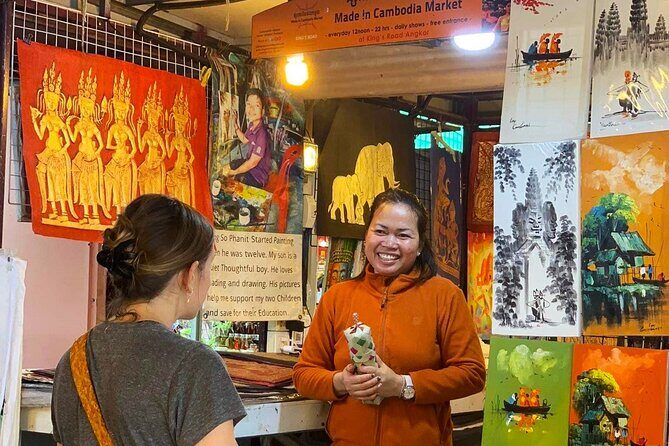 Siem Reap City Walking Tour - Wat Preah Prom Rath and the reclining Buddha: respect first, then enjoy the details