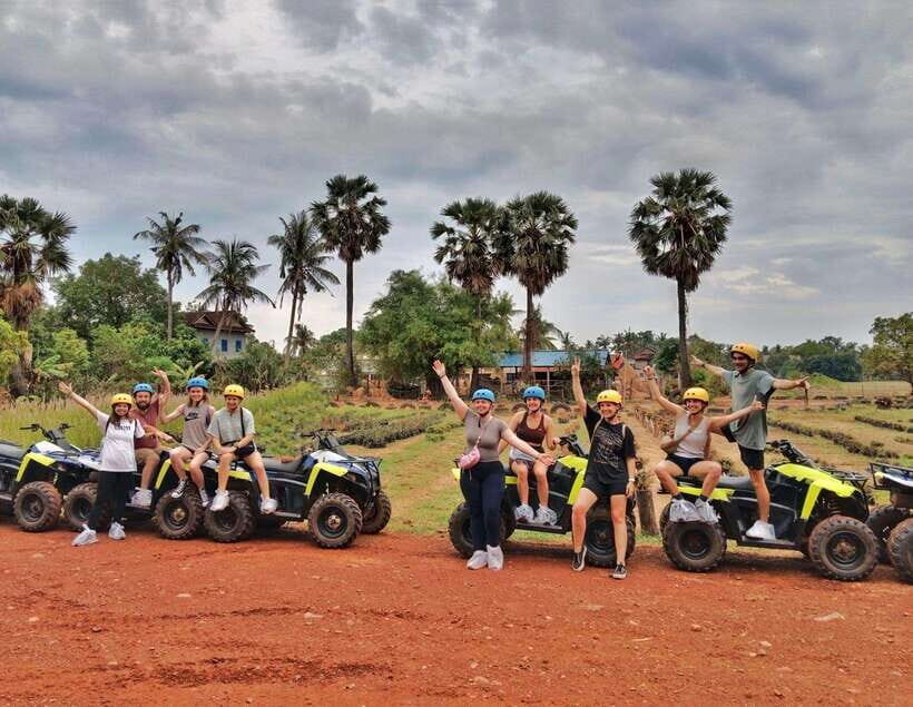 Siem Reap: Countryside Khmer village Tour by Quad Bike & ATV - Rural Khmer Villages and Rice Fields: What You Actually See