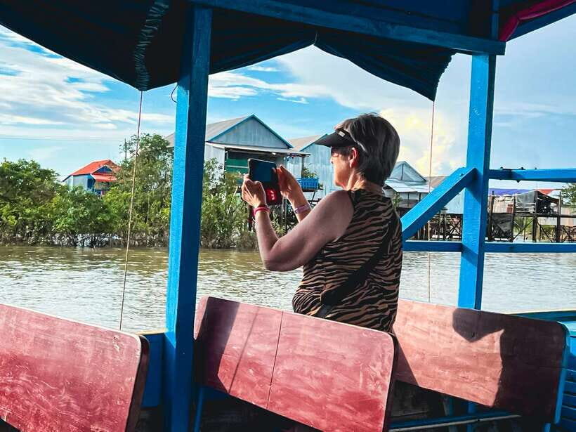 Siem Reap Floating Village Kampong Phluk Sunset with Boat - The flow of the day: pickup, AC minivan, and a 5-hour turnaround