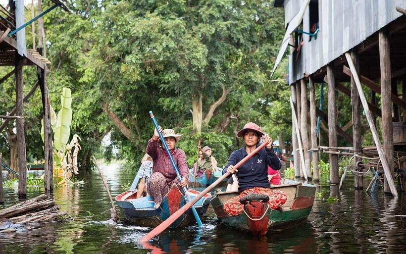 Siem Reap: Kompong Phluk Floating Village Half-Day Tour - The pagoda stop at វត្តធម្មិស្សរារាម: culture without the tourist overload