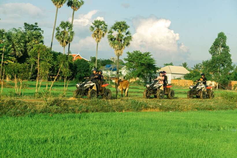 Siem Reap: Quad Bike Tour of Local Villages - Getting Out of Siem Reap: Pickup, Training, and First Ride Vibes