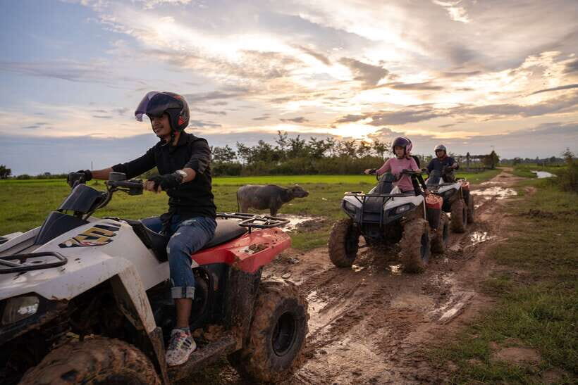Siem Reap: Quad Bike Tour of Local Villages - The Sunset Stop at the Rice Paddies: Why That Timing Matters