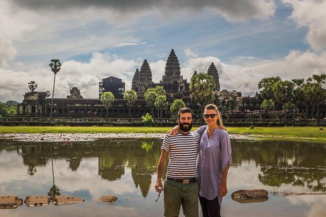 Sunset or sunrise bicycle tour around Angkor Wat and nearby temples - Phnom Bakheng at Sunset: The Big View Finish