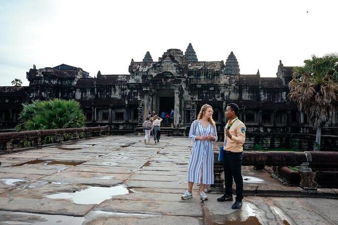 The Ultimate Angkor Wat Temple Private Day Trip - Bayon Temple at the south gate: the causeway and the 54 stone figures