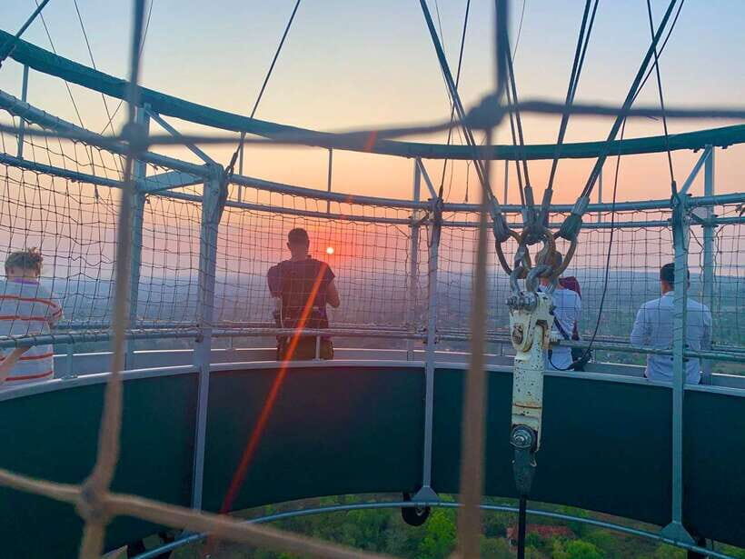 Ticket for Angkor Balloon Ride. - The Setup: How the Tethered Helium Balloon Works