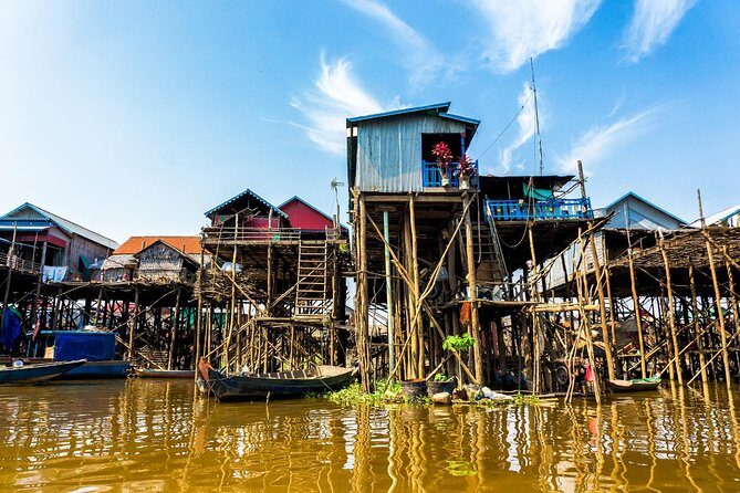 Tonle Sap Lake and Kampong Phluk Village Private Half Day Tour - Kampong Phluk floating village: stilt homes, schools, and close-quarters life