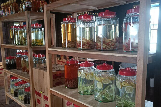 Workshop Visit and Sombai Liqueur Tasting - The tasting: 11 Sombai flavours plus 3 alcoholic jams